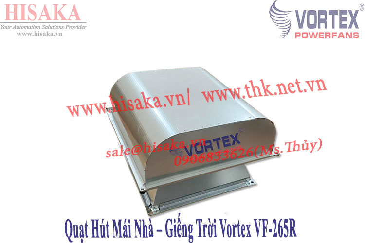 Quạt Hút Mái Nhà – Giếng Trời Vortex VF-265R