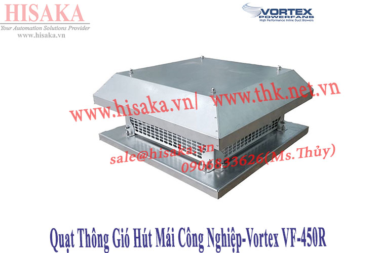 Quạt Thông Gió Hút Mái Công Nghiệp-Vortex VF-450R