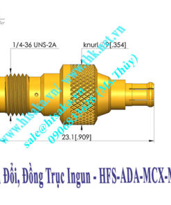 Bộ Chuyển Đổi, Đồng Trục Ingun - HFS-ADA-MCX-M-SMA-F