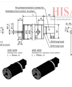 Động cơ DC AGM 6030 AGM 6050 Astro motoren