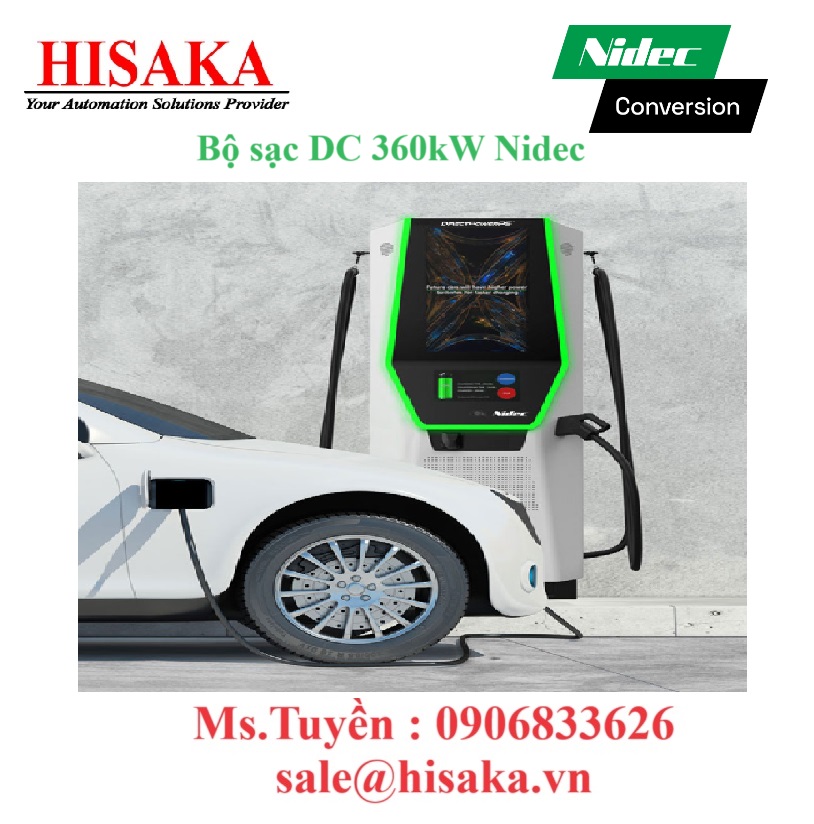 Bộ sạc DC 360kW Nidec , dai ly nidec