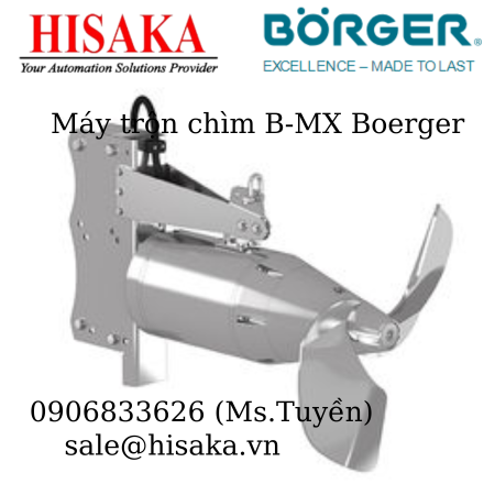 Máy trộn chìm B-MX Boerger