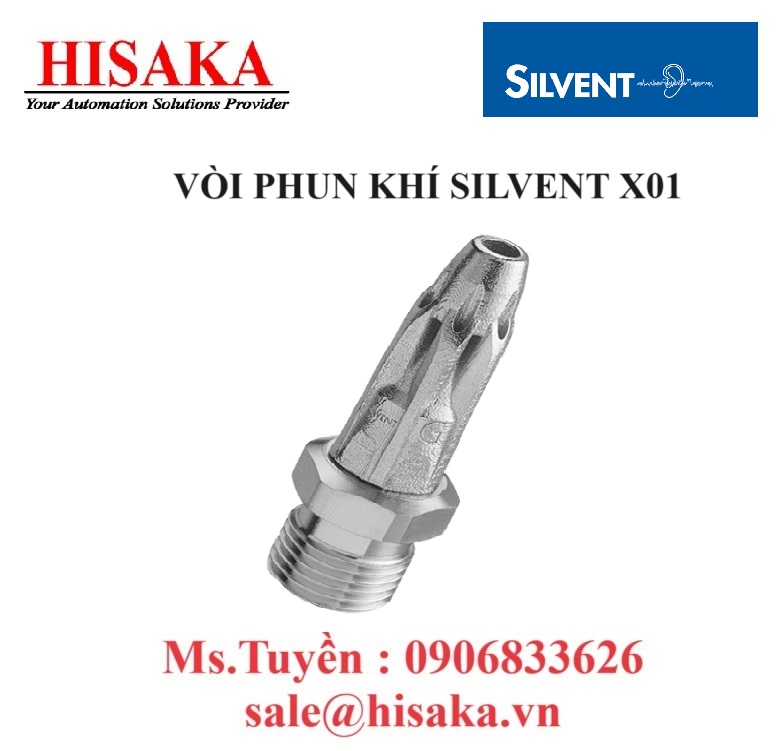 VÒI PHUN KHÍ SILVENT X01