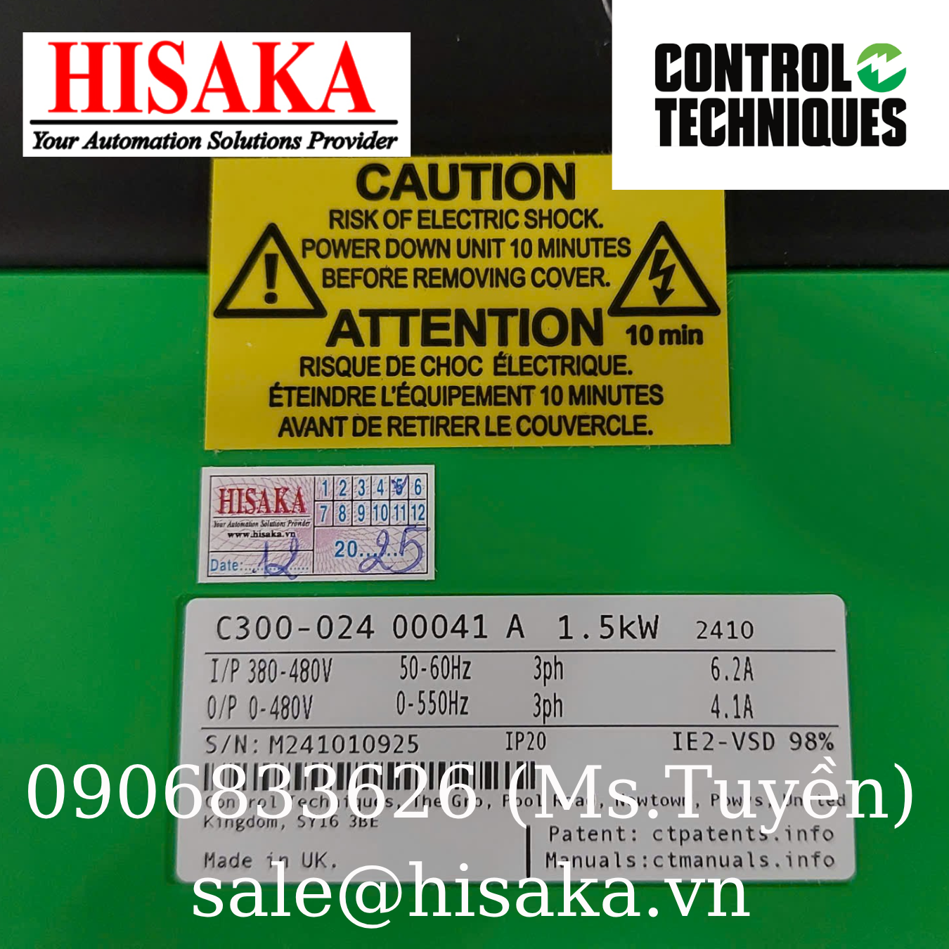 Biến tần control techniques C300-02400041A