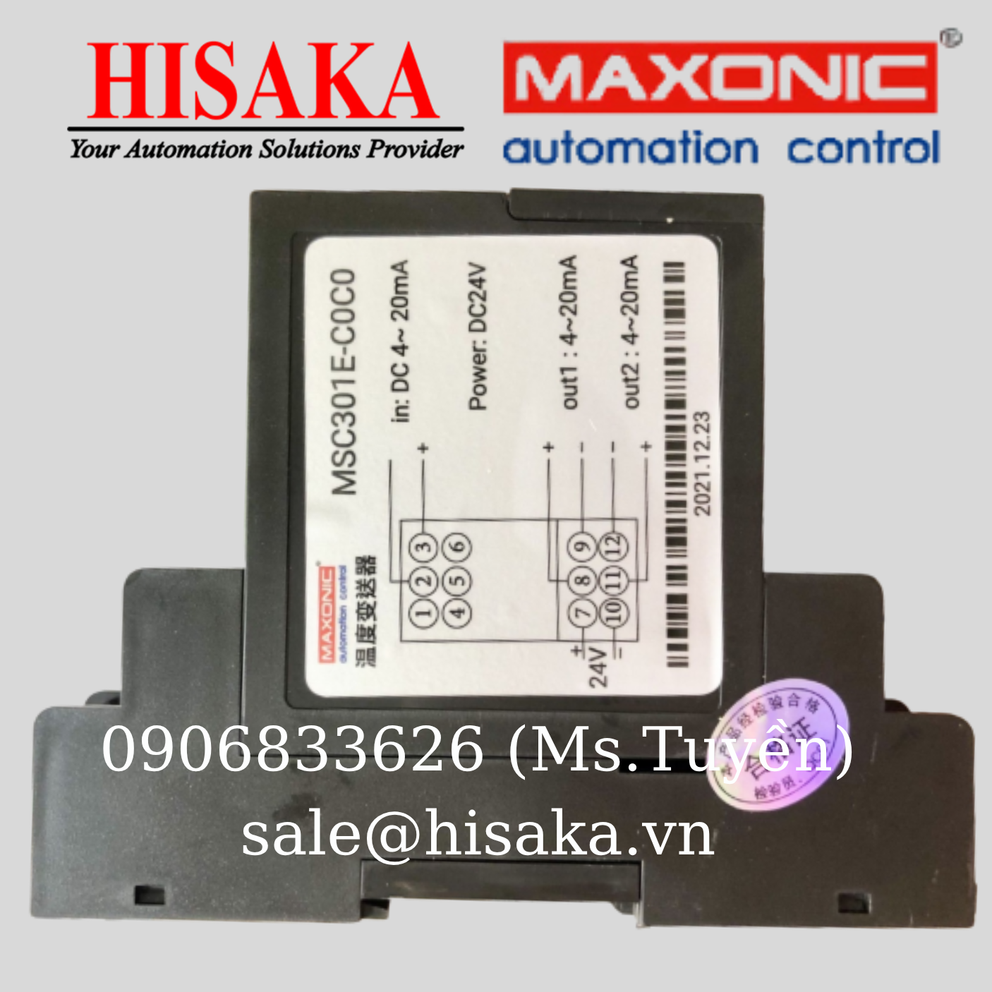 Bộ chuyển đổi tín hiệu MSC301E-C0C0 Maxonic