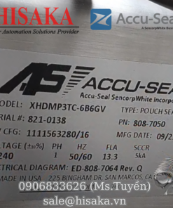Máy hàn miệng túi Accu-Seal XHDMP3TC-6B6GV