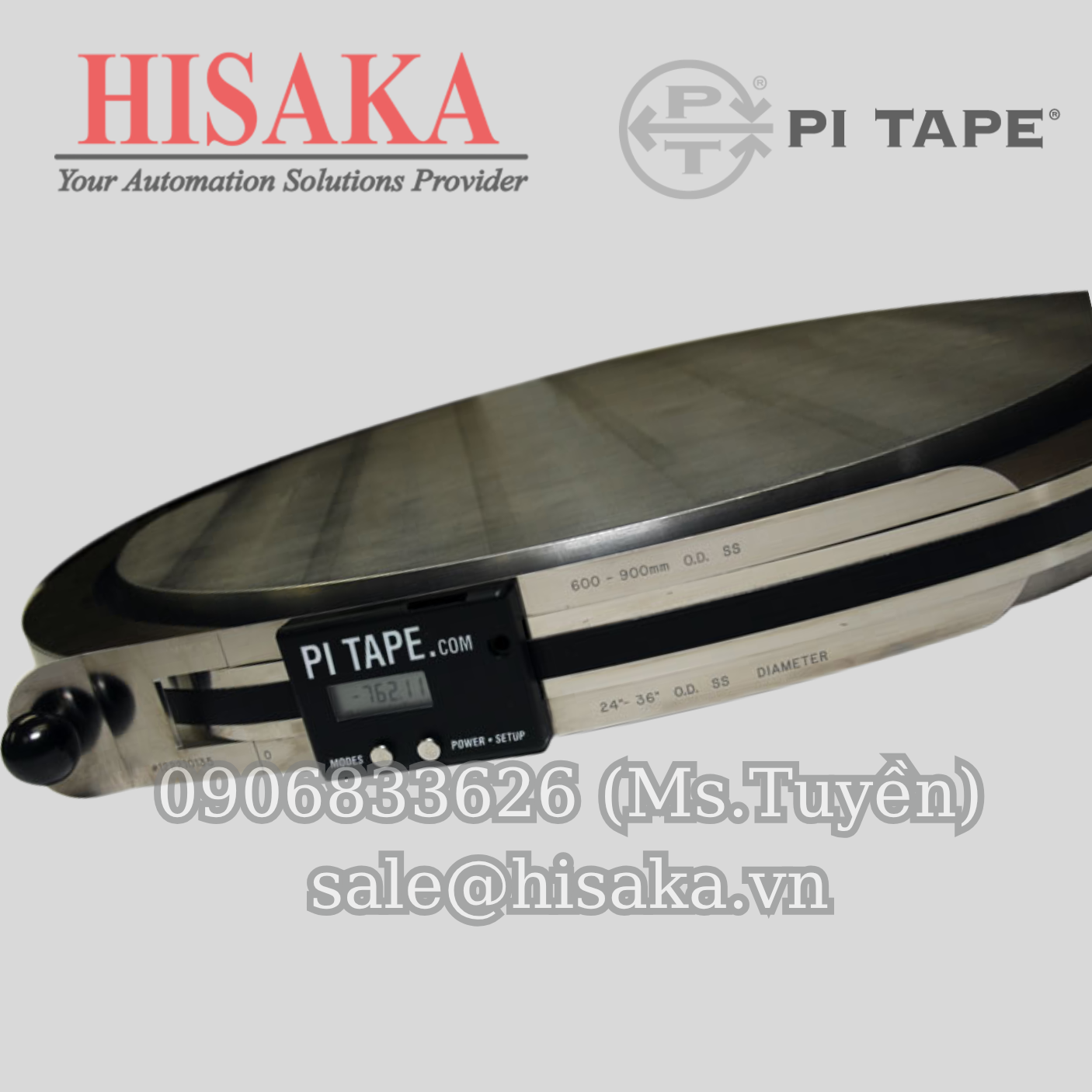 Thước đo đường kính PITAPE DT1SS 2” - 12” (50,80mm - 304,80mm)