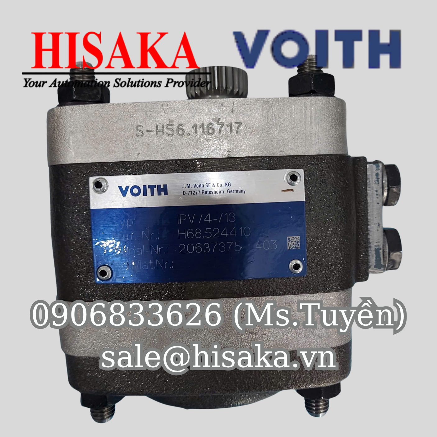 Bơm bánh răng IPV/4-/13 Voith