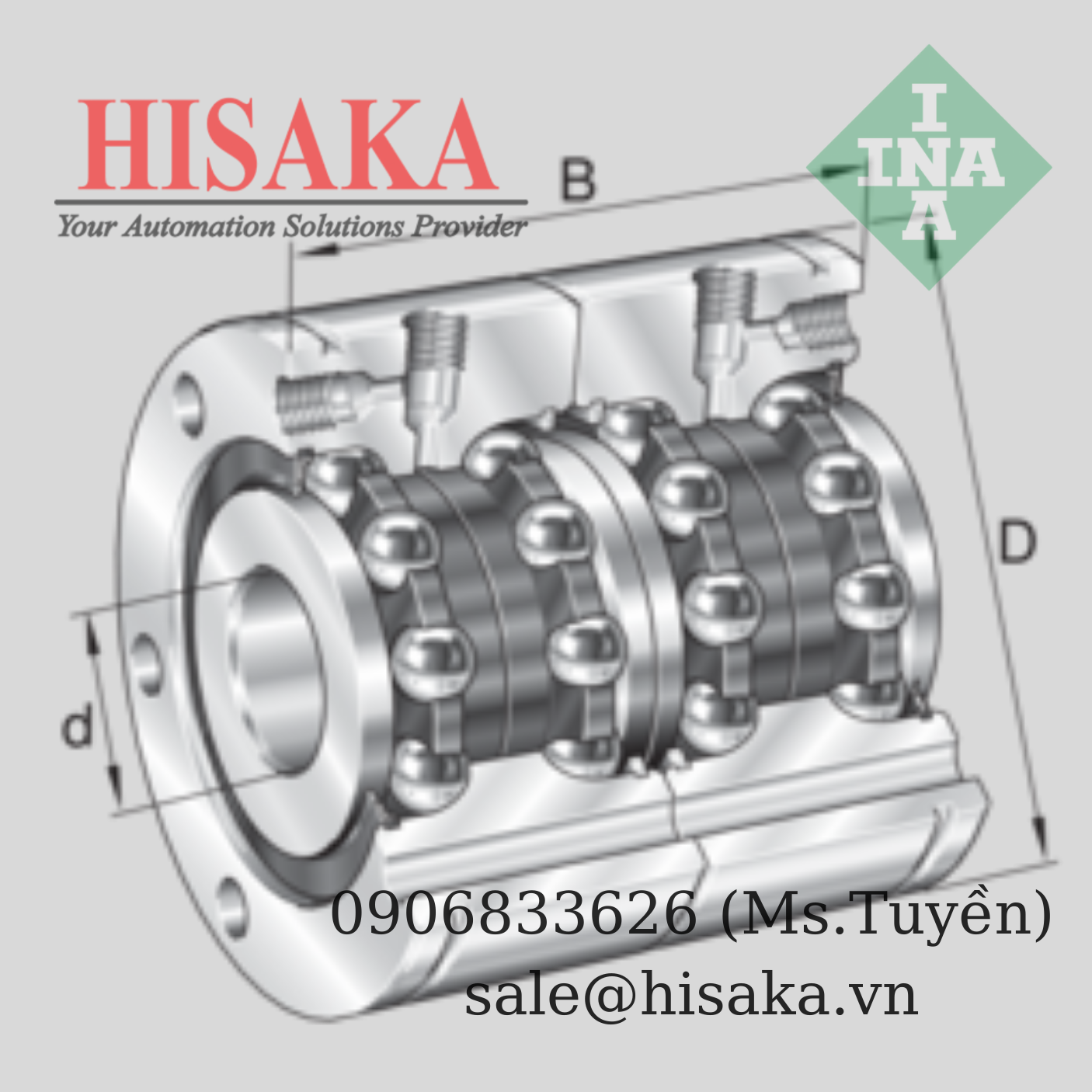 Bạc đạn INA ZKLF3080-2RS-2AP-XL