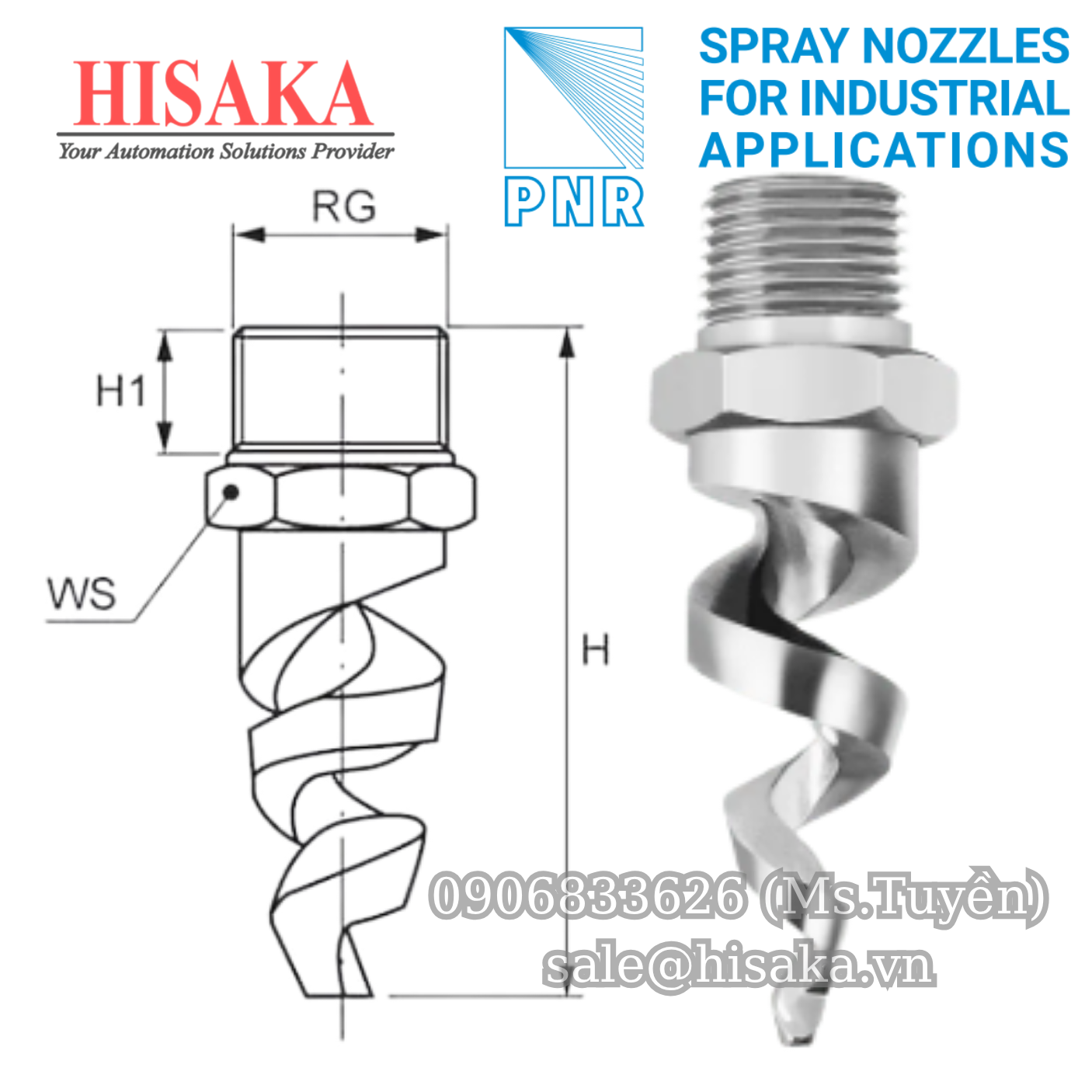 Béc phun EEQ3165B3 PNR Nozzles